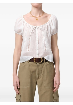 Citizens of Humanity Tatev lace-insert top - White