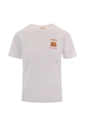 MC2 Saint Barth Emilie rhinestone-embellished T-shirt - White