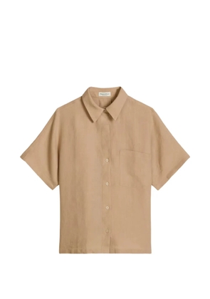 Marc O'Polo chest-pocket short-sleeve blouse - Neutrals