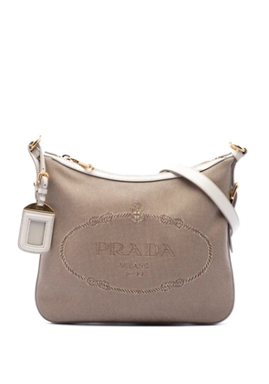 Prada Pre-Owned 2010-2026 Canvas Canapa Logo crossbody bag - White