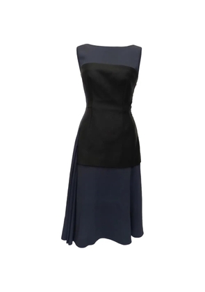 Christian Dior Pre-Owned color-blocked sleeveless dress - Blue
