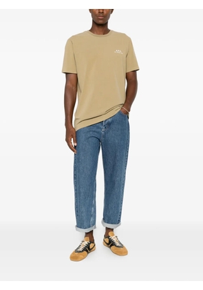 A.P.C. Rue Madame logo-print T-shirt - Neutrals
