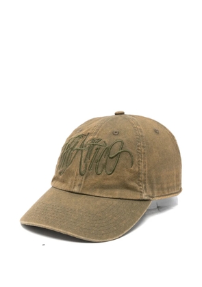 The Attico logo-embroidered baseball cap - Green