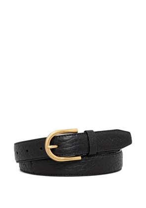 Marc O'Polo grainy-leather belt - Black