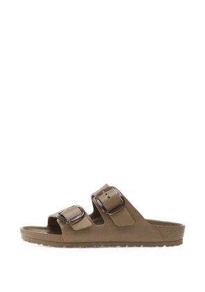 Birkenstock Arizona big-buckle slides - Brown