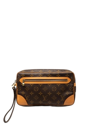 Louis Vuitton Pre-Owned 2001 Monogram Marly Dragonne GM clutch bag - Brown