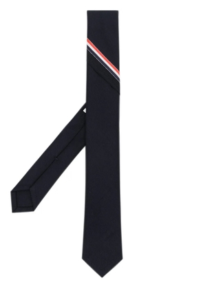 Thom Browne RWB-stripe wool tie - Blue