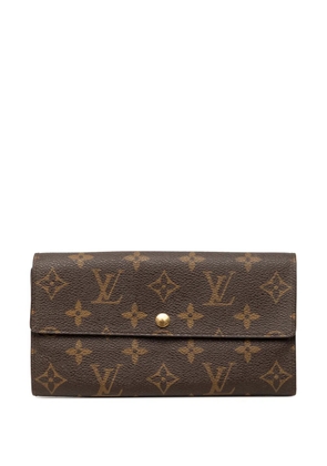 Louis Vuitton Pre-Owned 2005 Monogram Sarah Wallet long wallets - Brown