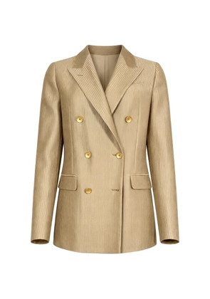 Tagliatore double-breasted pinstripe blazer - Neutrals