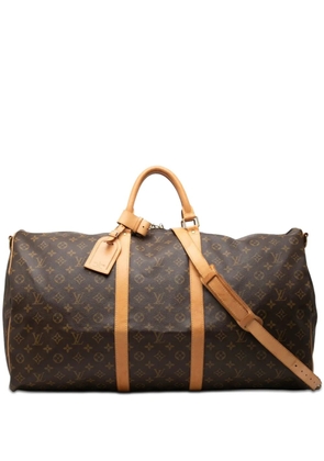 Louis Vuitton Pre-Owned 2002 Monogram Keepall Bandouliere 60 travel bag - Brown