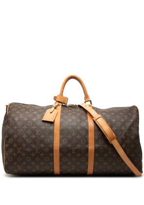 Louis Vuitton Pre-Owned 1996 Monogram Keepall Bandouliere 60 travel bag - Brown