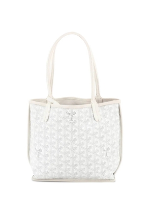 Goyard Pre-Owned Anjou Reversible Tote Coated Canvas Mini satchel - White