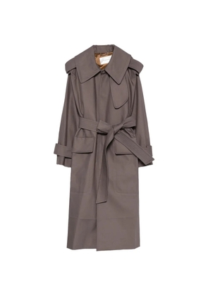 Victoria Beckham Philippa belted trench coat - Grey
