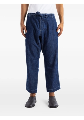 Casey Casey Tie Me Up cropped jeans - Blue