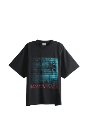 Balenciaga Vintage Holiday graphic-print T-shirt - Black