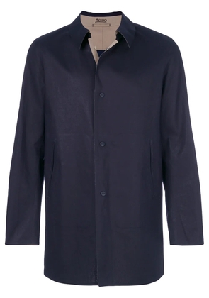 Herno single-breasted coat - Blue