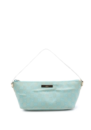 Gucci Pre-Owned 2000-2015 GG Canvas Boat shoulder bag - Blue