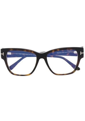 TOM FORD Eyewear FT5745B square-frame glasses - Brown