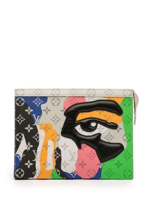 Louis Vuitton Pre-Owned 2021-2026 Monogram KidSuper Pochette Voyage MM clutch bag - Multicolour