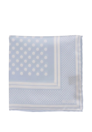 TOM FORD polka-dot pocket square - Blue