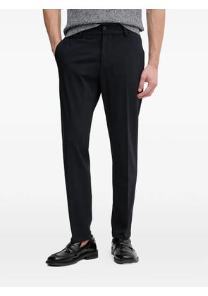 Trussardi logo-patch tailored trousers - Blue