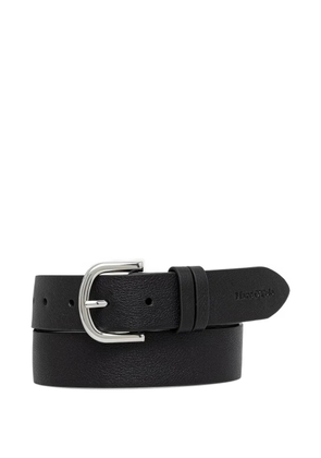 Marc O'Polo grainy leather belt - Black