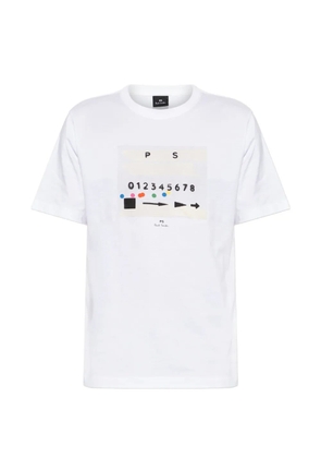 PS Paul Smith graphic-print cotton T-shirt - White