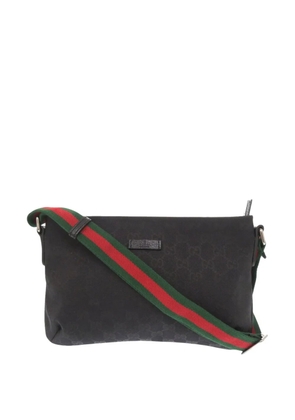Gucci Pre-Owned 2000-2015 GG Canvas Web crossbody bag - Black