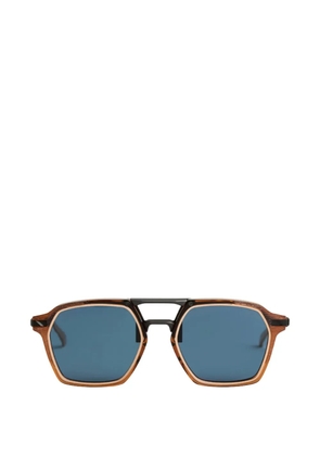 Movitra Climax geometric-frame sunglasses - Brown