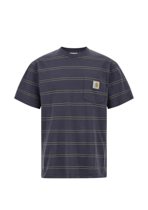 Carhartt WIP Bert Pocket striped T-shirt - Grey