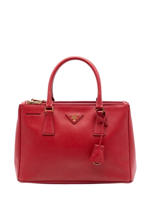 Prada Pre-Owned 2000-2026 Small Saffiano Lux Galleria Double Zip satchel - Red