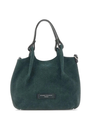 GIANNI CHIARINI Dua suede tote bag - Green
