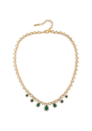 Susan Caplan Vintage 1980's D'Orlan teardrop necklace - Gold