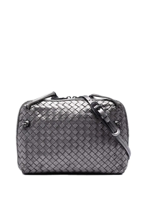 Bottega Veneta Pre-Owned 2012-2026 Metallic Nappa Intrecciato Nodini crossbody bag - Grey