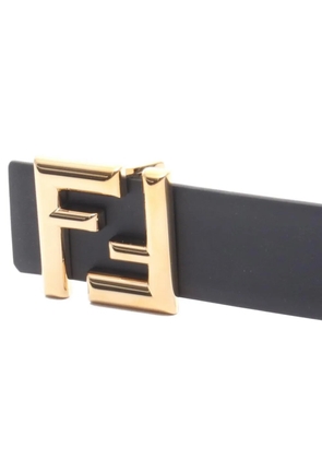 Fendi Pre-Owned Round FF Reversible belt - Black