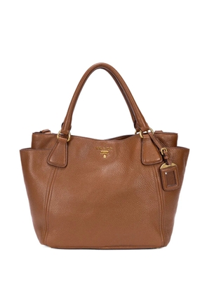 Prada Pre-Owned side-pocket tote bag - Brown