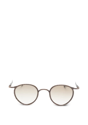 Rigards x Ziggy Chen round-frame sunglasses - Brown