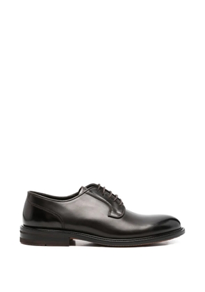 JOHN HARRISON lace-up leather Derby shoes - Brown
