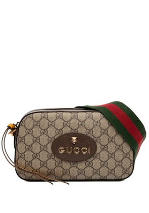 Gucci Pre-Owned 2016-2026 GG Supreme Web Neo Vintage crossbody bag - Neutrals