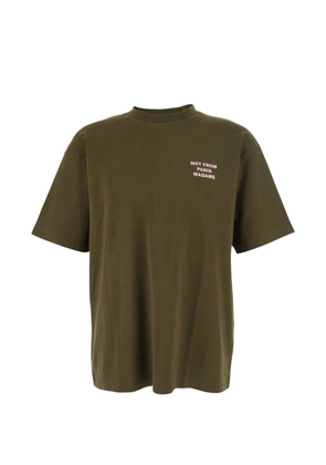 Drôle De Monsieur Not From Paris Madame T-shirt - Green