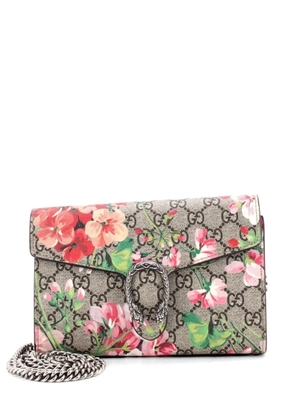 Gucci Pre-Owned Dionysus Chain Wallet Blooms Print GG Coated Canvas Small crossbody bag - Pink