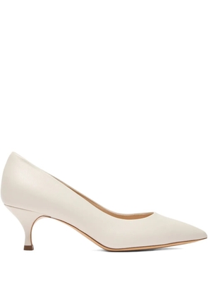 Casadei 50mm pointed-toe heeled pumps - White