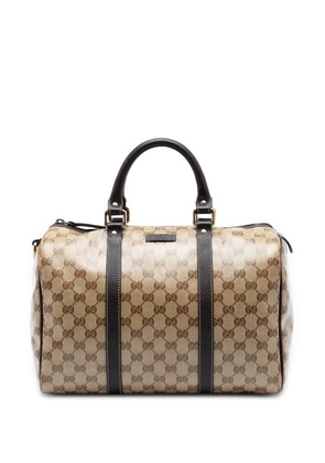 Gucci Pre-Owned 2016-2026 Medium GG Crystal Joy boston bag - Neutrals