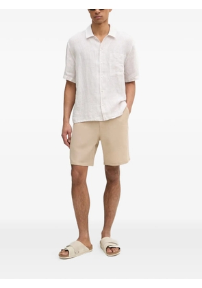 Trussardi striped short-sleeve shirt - White