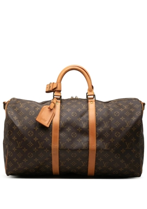Louis Vuitton Pre-Owned 1990 Monogram Keepall Bandouliere 50 travel bag - Brown