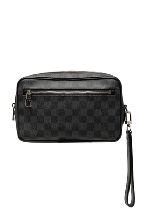 Louis Vuitton Pre-Owned 2018 Damier Graphite Kasai clutch bag - Black