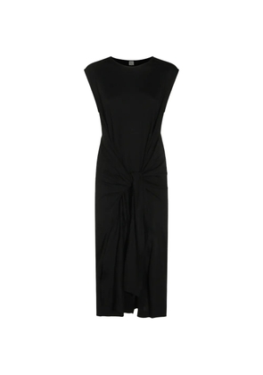 TOTEME twist-detail sleeveless dress - Black