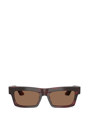 Oliver Peoples x Khaite 1985C rectangle-frame sunglasses - Brown
