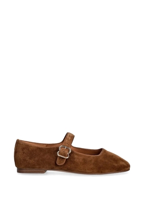 Nokwol Masa buckle-fastening flat pumps - Brown