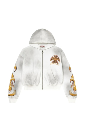 Vale zip-up hoodie - White